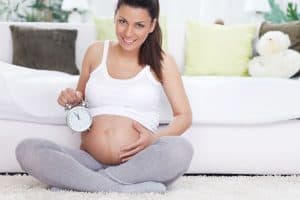 Беременная на 41 неделе